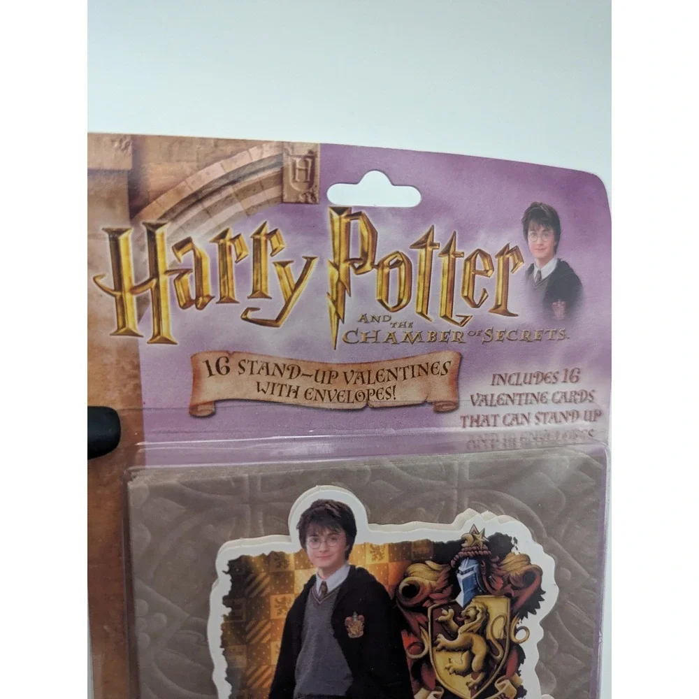 Harry Potter and the Chamber of Secrets 16 Stand Up‎ Valentines with Envelopes
